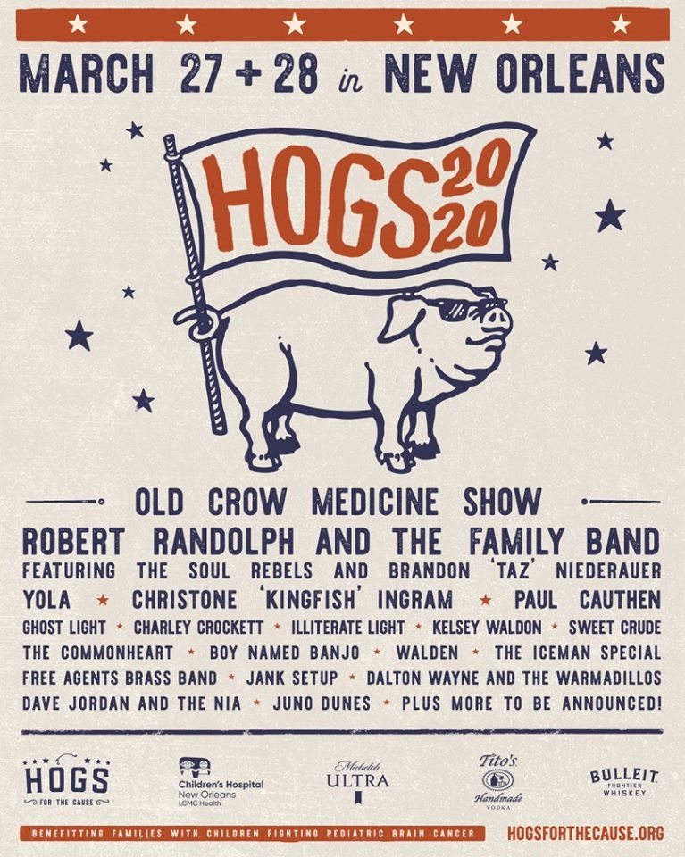 Hogs For The Cause 2020 Lineup