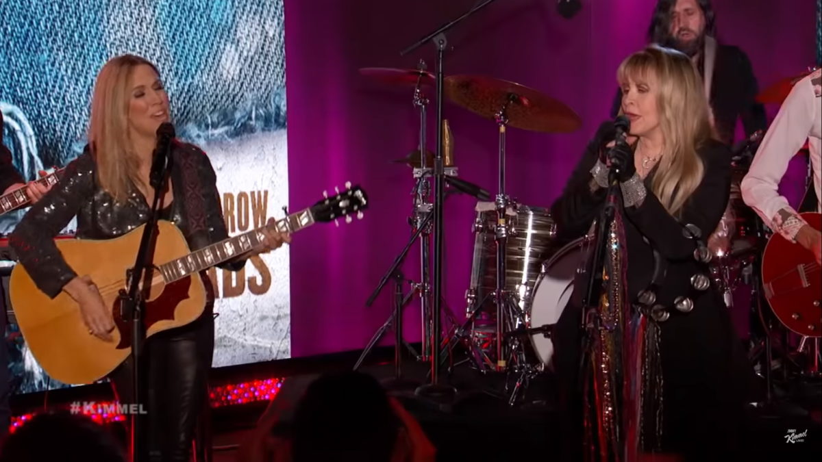 Sheryl Crow & Stevie Nicks Perform On 'Kimmel'