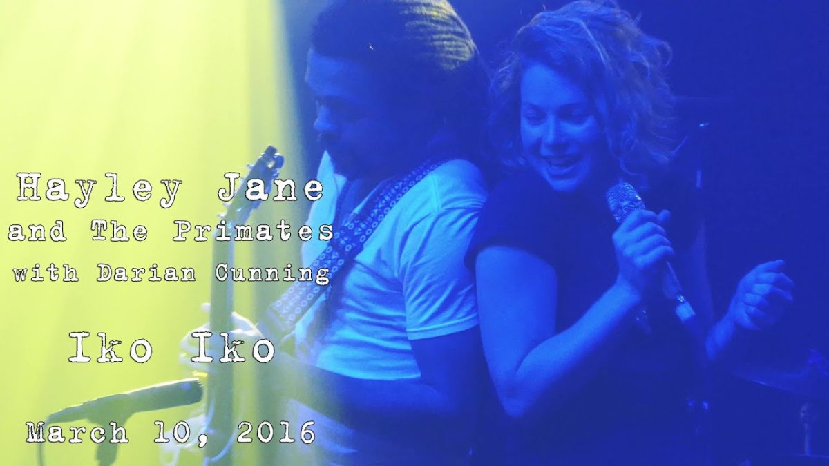 Hayley Jane and The Primates w/Darian Cunning: Iko Iko [4K] 2016-03-10 - Bridgeport, CT