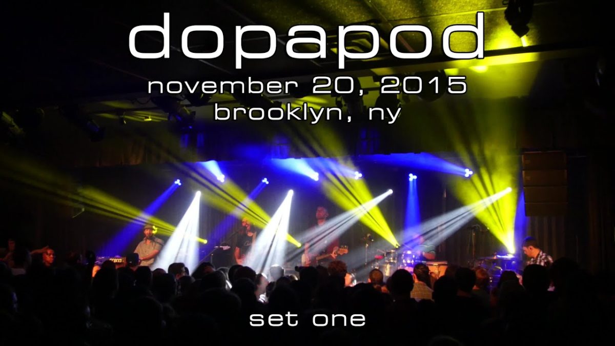 Dopapod: 2015-11-20 - The Hall at MP; Brooklyn, NY (SET 1) [4K]