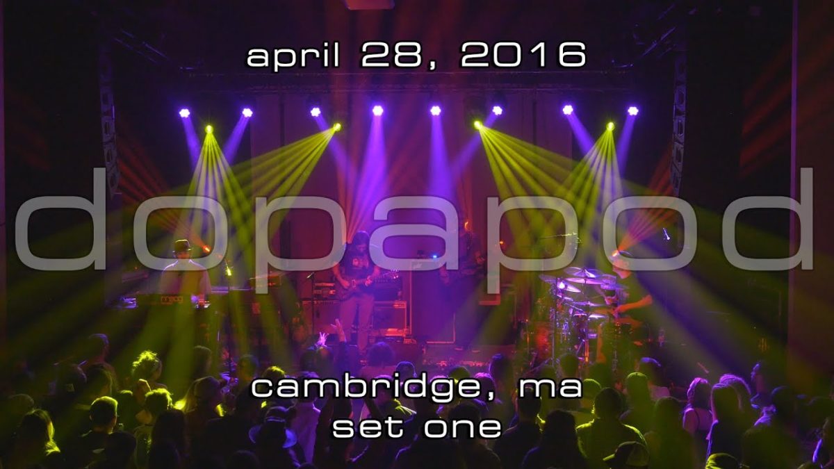 Dopapod: 2016-04-28 - The Sinclair; Cambridge, MA (Set 1) [4K]