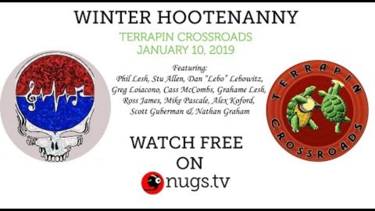 Live from Terrapin Crossroads' Winter Hootenanny 1/10/19