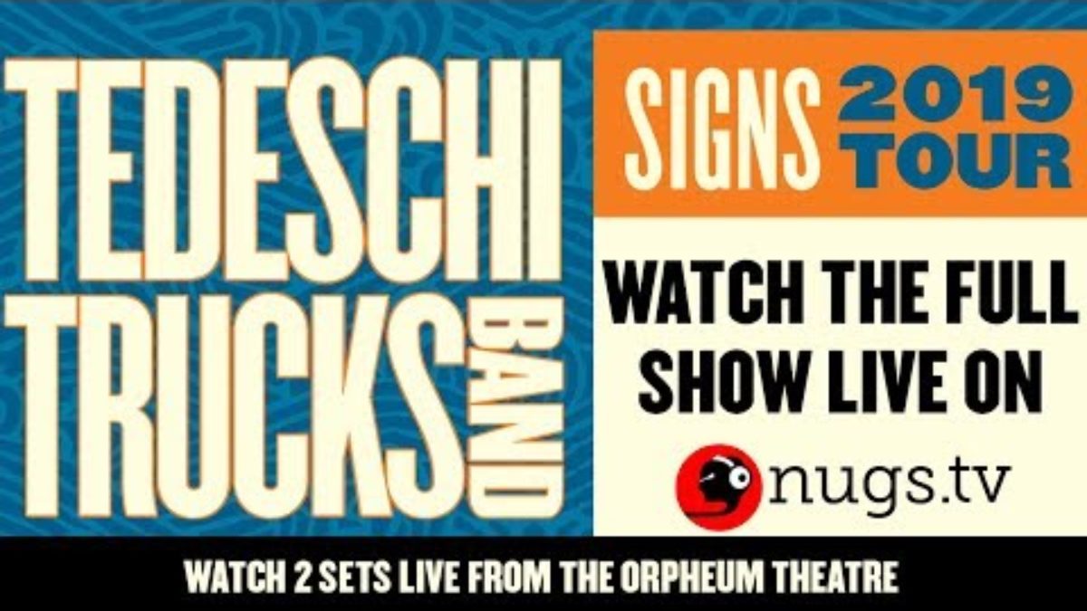 Live from The Orpheum Theatre 5/17/2019 Set 1 Opener