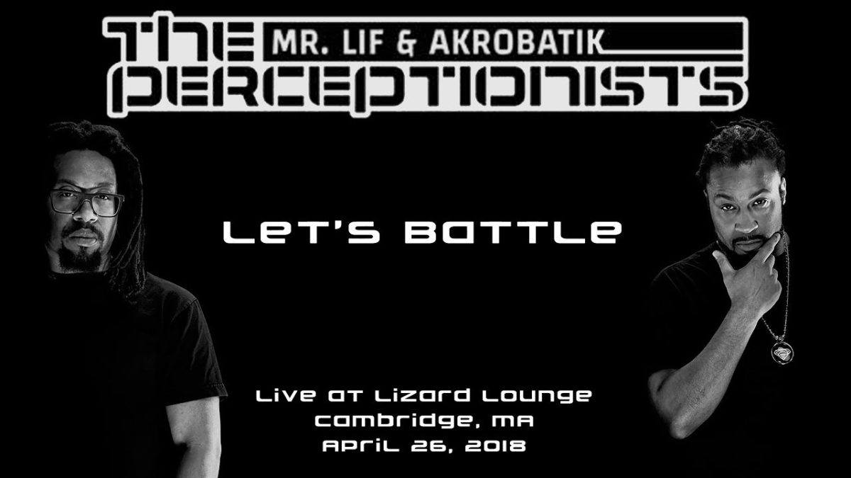 The Perceptionists (Mr. Lif & Akrobatik): Let's Battle [4K] 2018-04-26 - Cambridge, MA