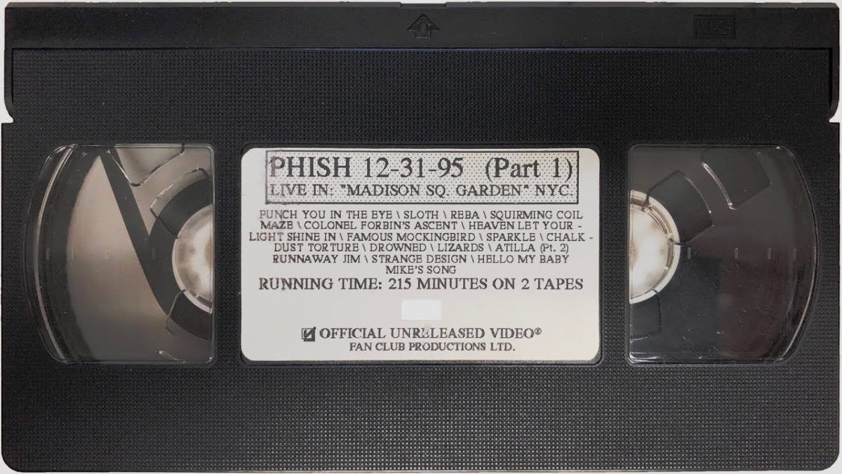 Phish 12/31/95 "Reba" MSG, New York, NY (VHS HD 5.1 Upscale)