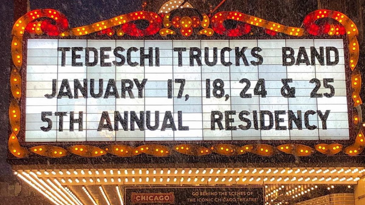 Tedeschi Trucks Band Begins Chicago Theatre 2020 Residency