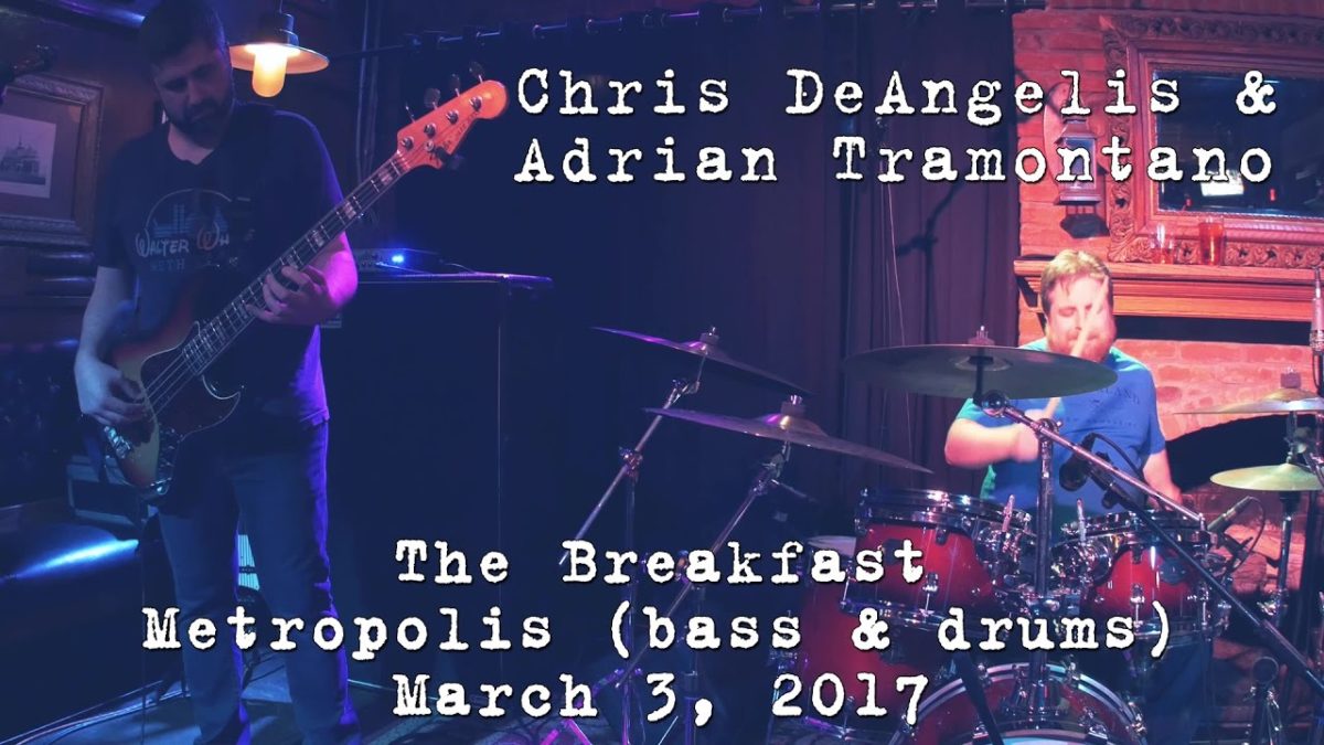 The Breakfast: Metropolis (bass & drums jam) [4K] 2017-03-03 - Hartford, CT
