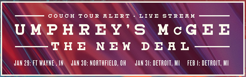 Umphreys McGee New Deal Midwest Live Streams