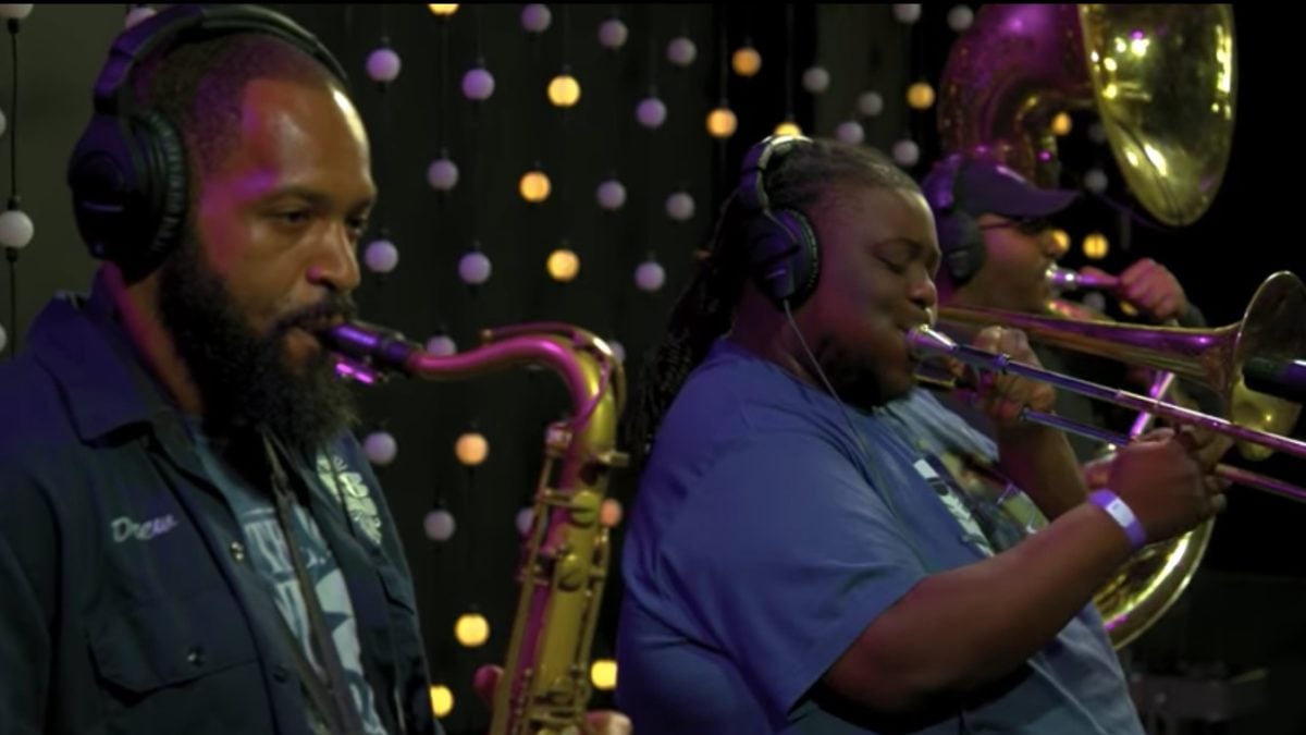 Hot 8 Brass Band Performs On KEXP