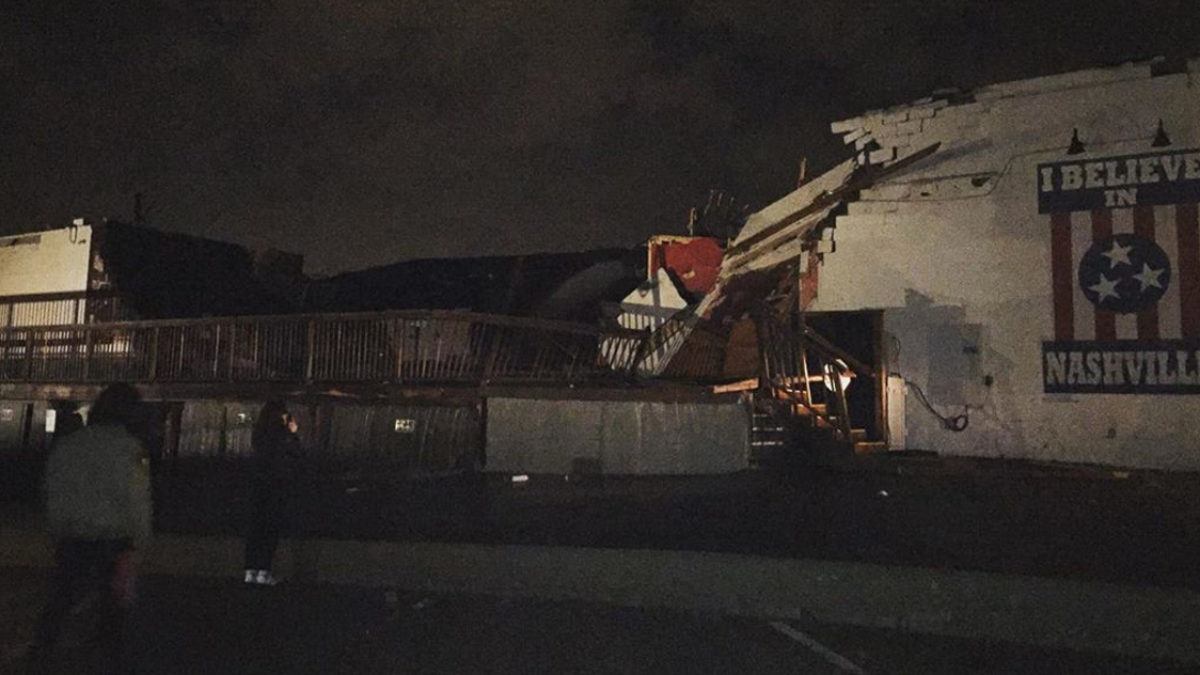 Deadly Nashville Tornado Damages The Basement East