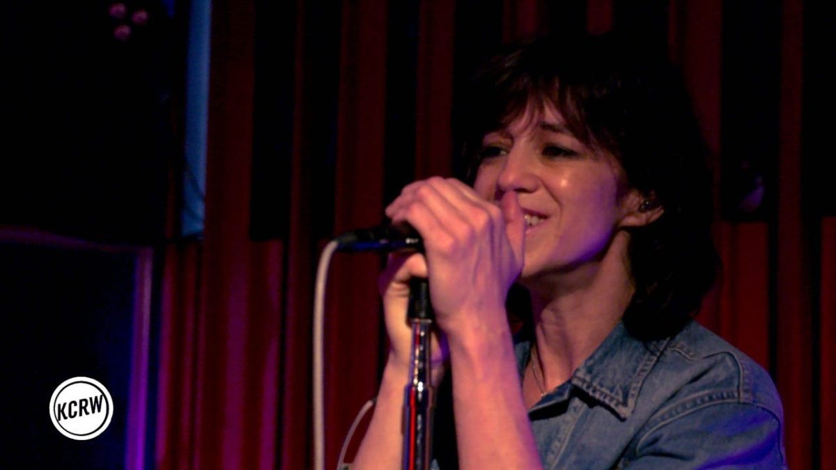 Charlotte Gainsbourg performing "Deadly Valentine" live on KCRW