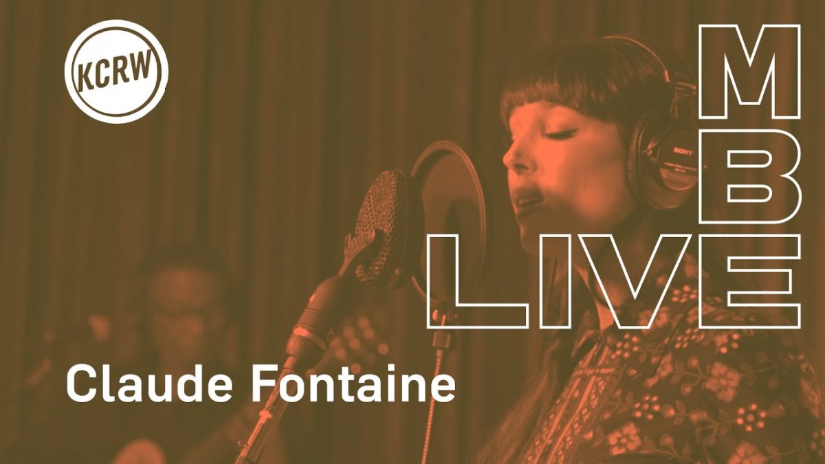 Claude Fontaine performing "Footprints in the Sand" live on KCRW