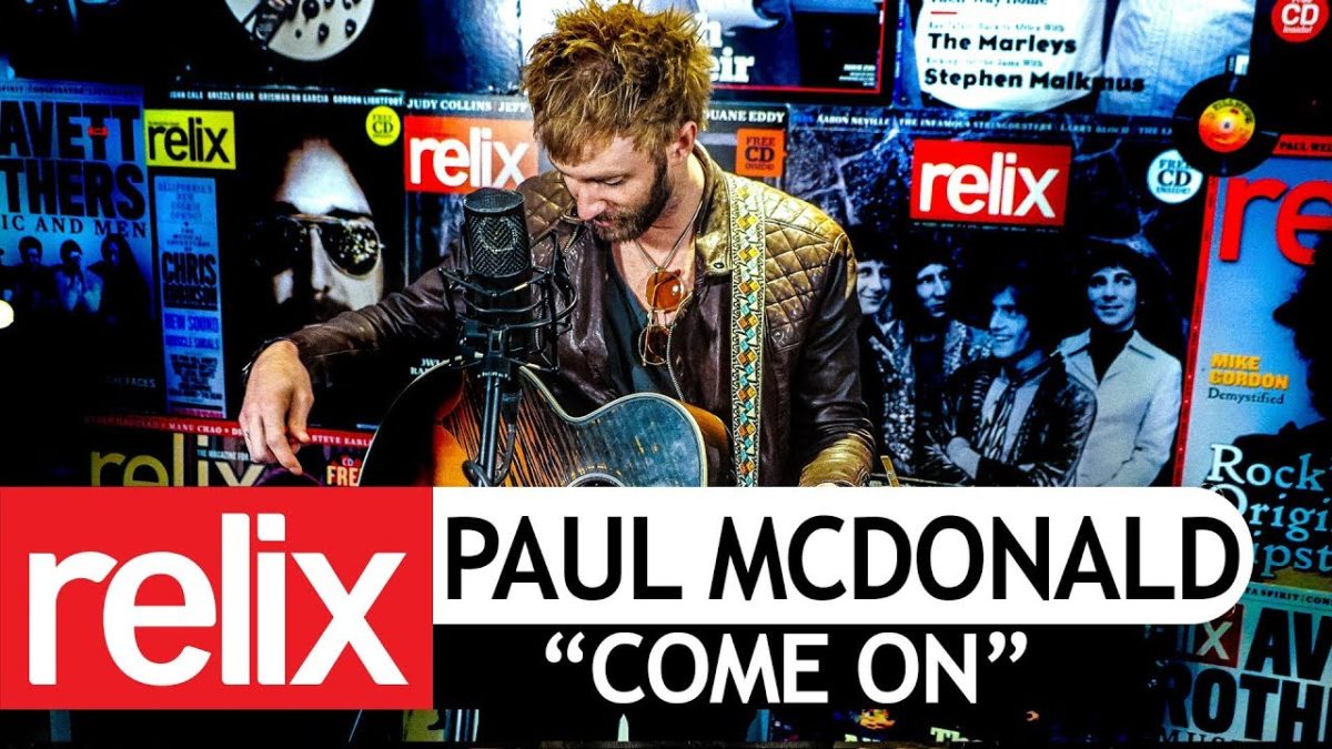 "Come On" | Paul McDonald | Relix Studio Sessions