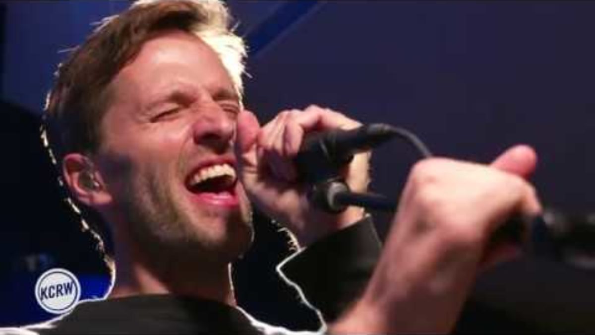 Cut Copy performing "Black Rainbows" Live on KCRW