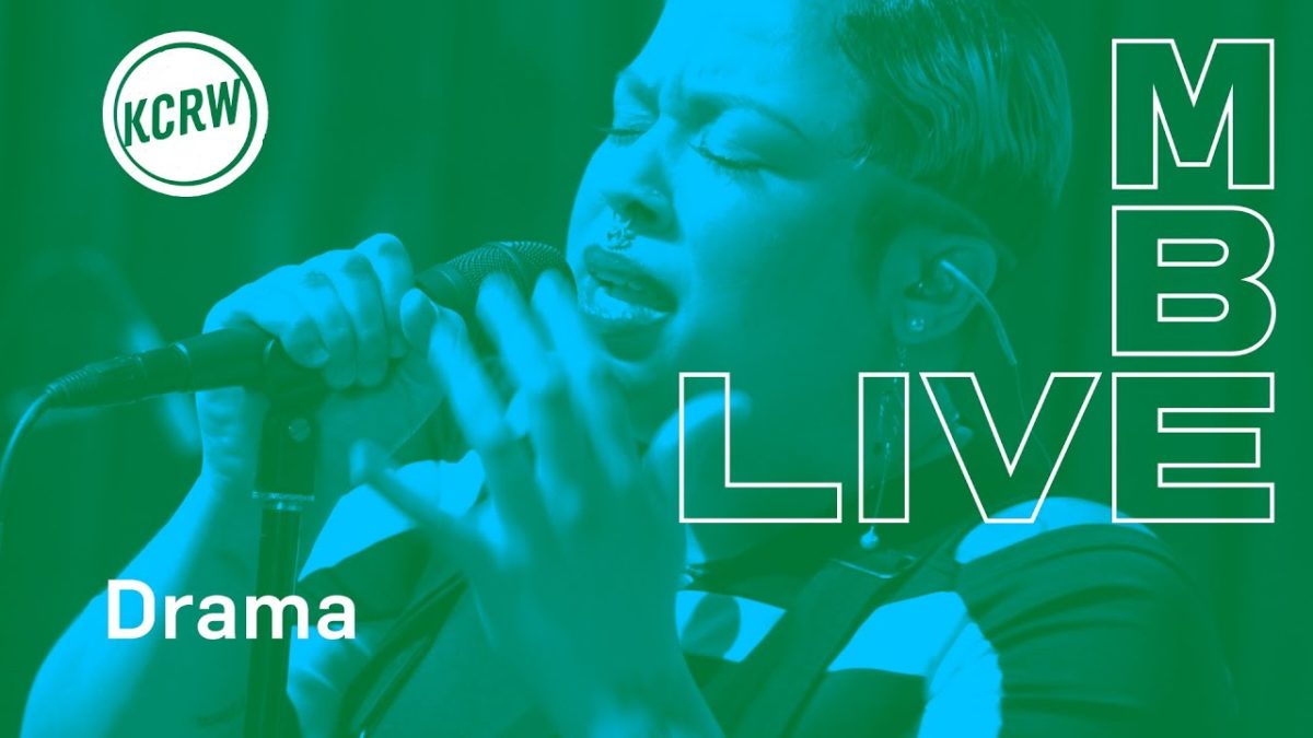Drama performing "Billy" live on KCRW