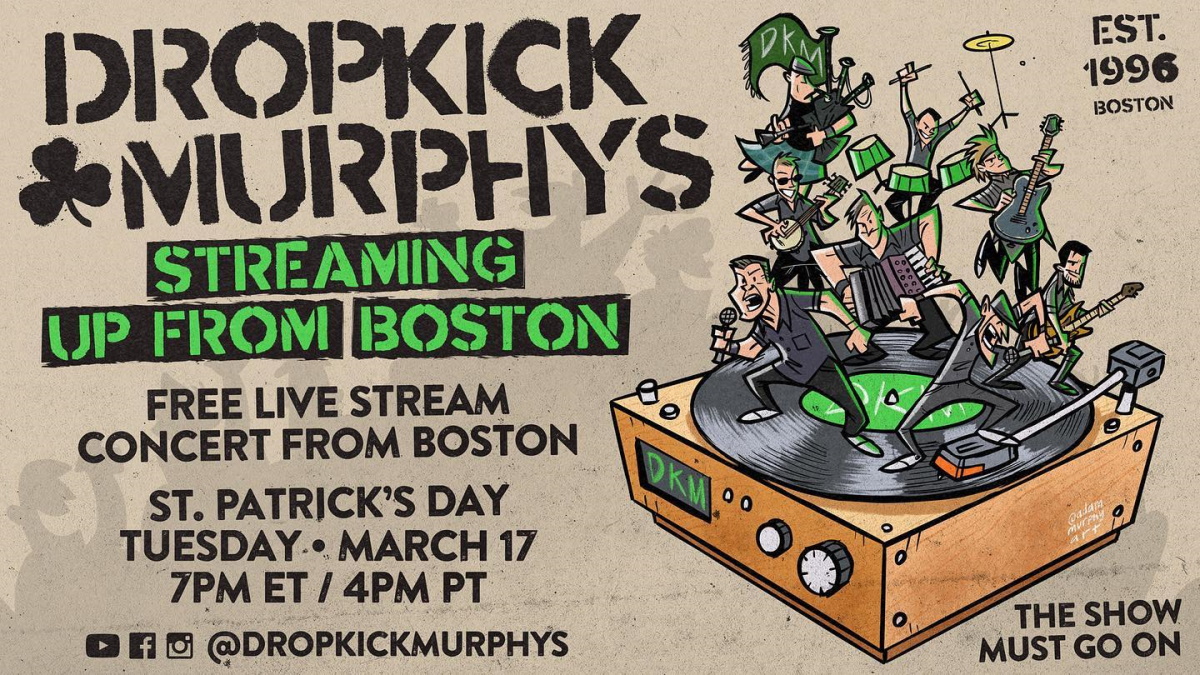 Dropkick Murphys St Patricks Day Live Stream Coronavirus