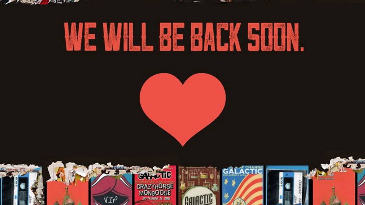 Galactic Cancels Winter Tour Due To Coronavirus