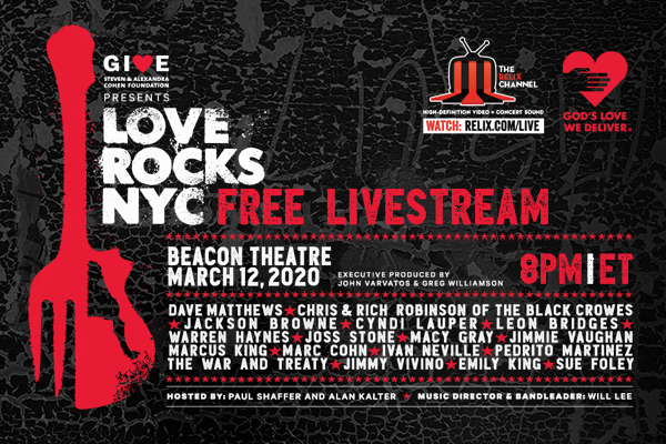 Love Rocks NYC Free Live Stream