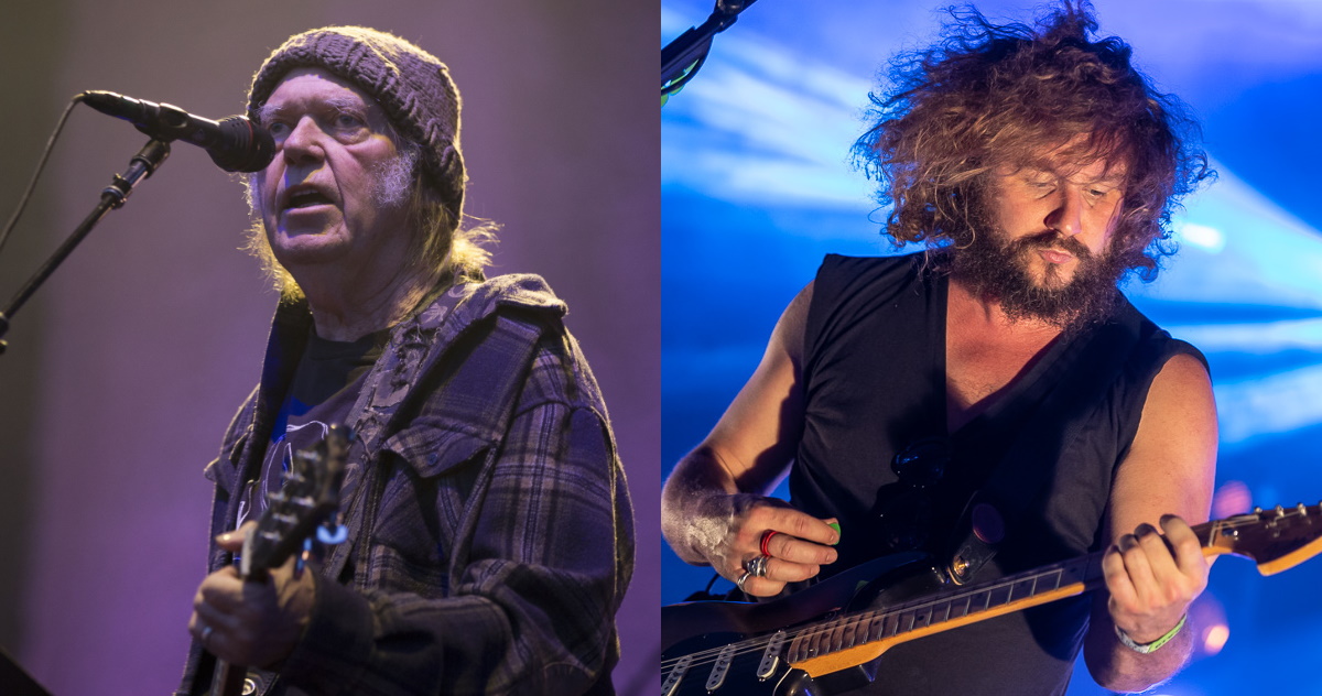 Neil Young Jim James Bernie Sanders Rally