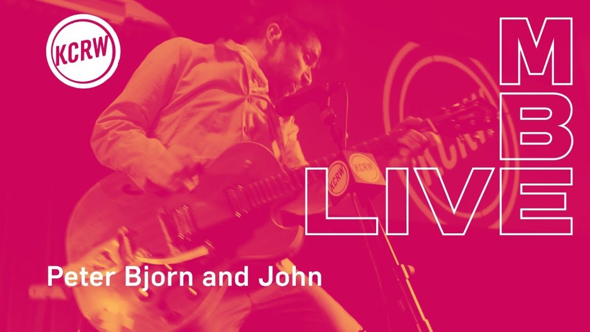 Peter Bjorn and John performing "Sick and Tired" live on KCRW