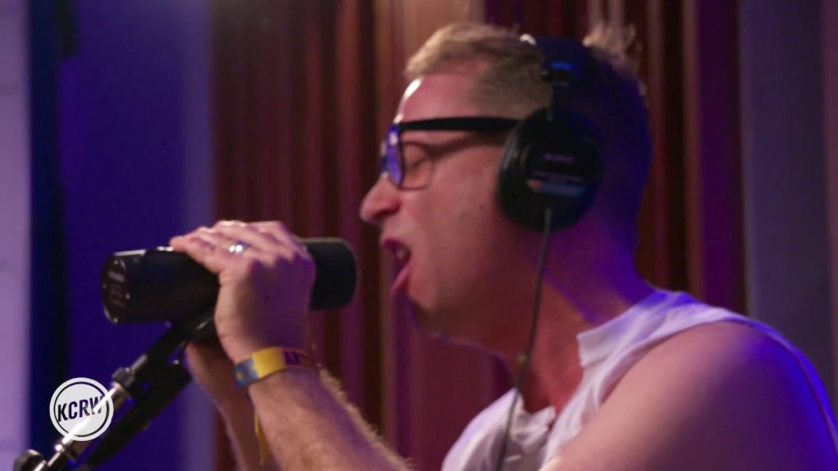 Stars performing "Fluorescent Light" Live on KCRW