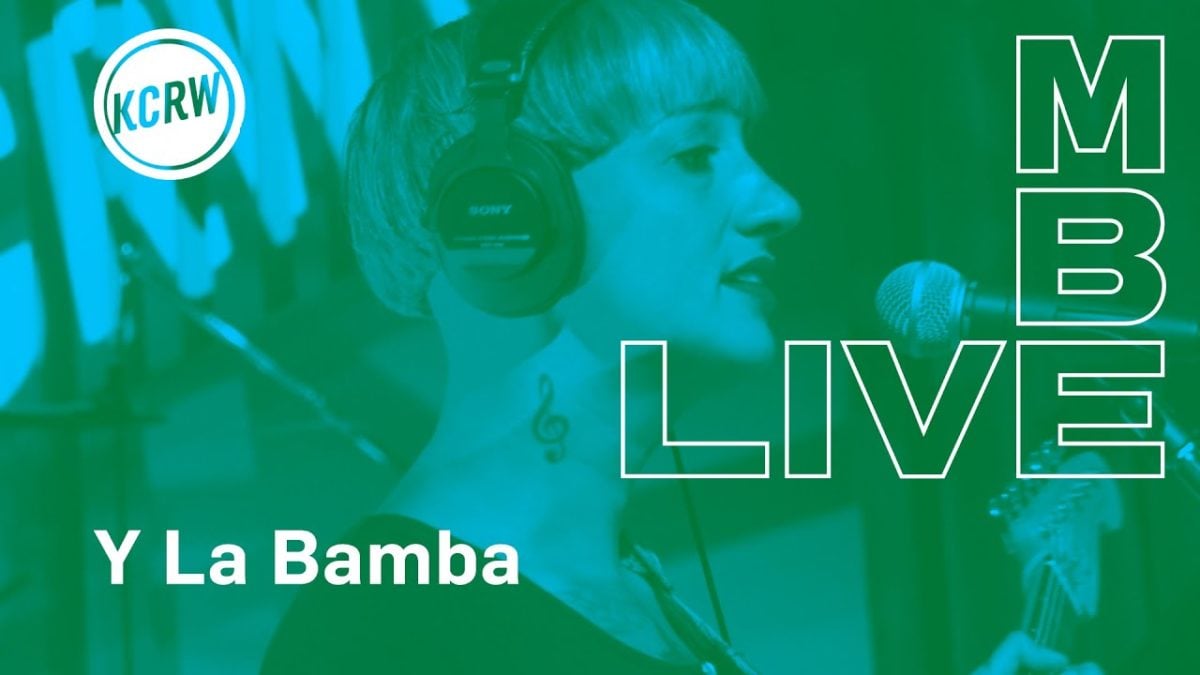 Y La Bamba performing "Se Escucha" live on KCRW