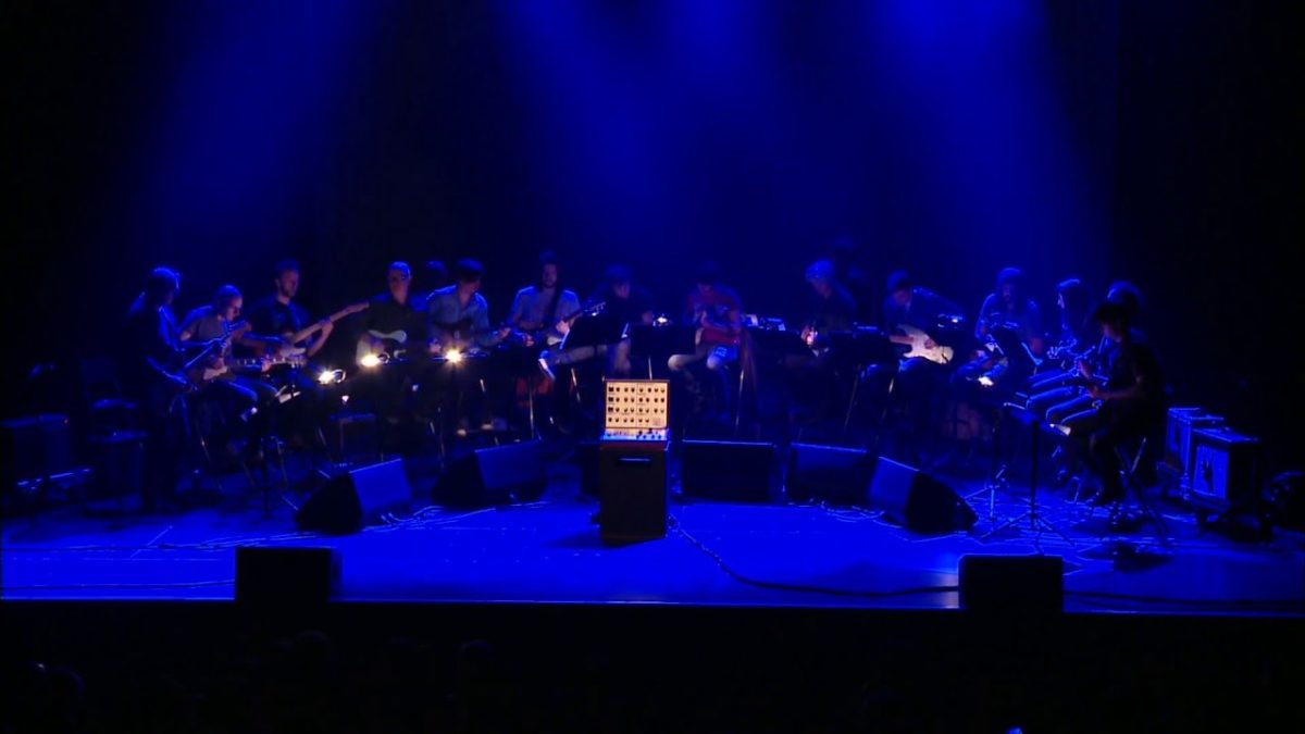 Adrian Utley's Guitar Orchestra plays Terry Riley's 'In C' Live at AB - Ancienne Belgique