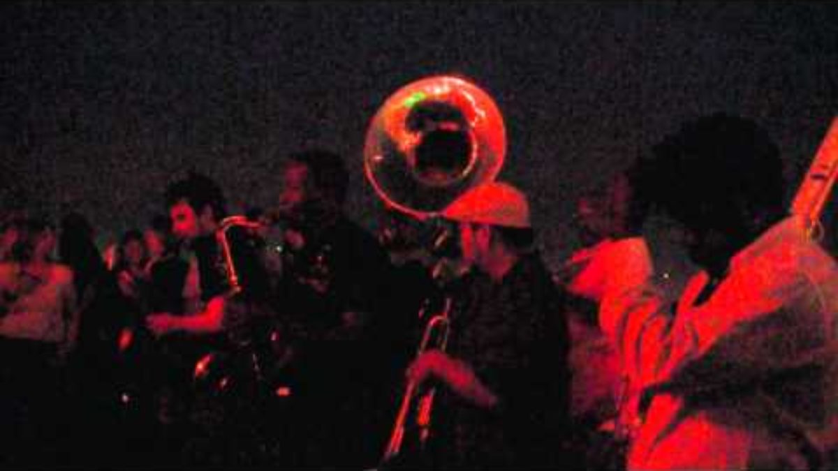 Kirk Joseph's 504 Brass Band - Steven Bernstein solo 5/6/11 New Orleans on Creole Queen Riverboat