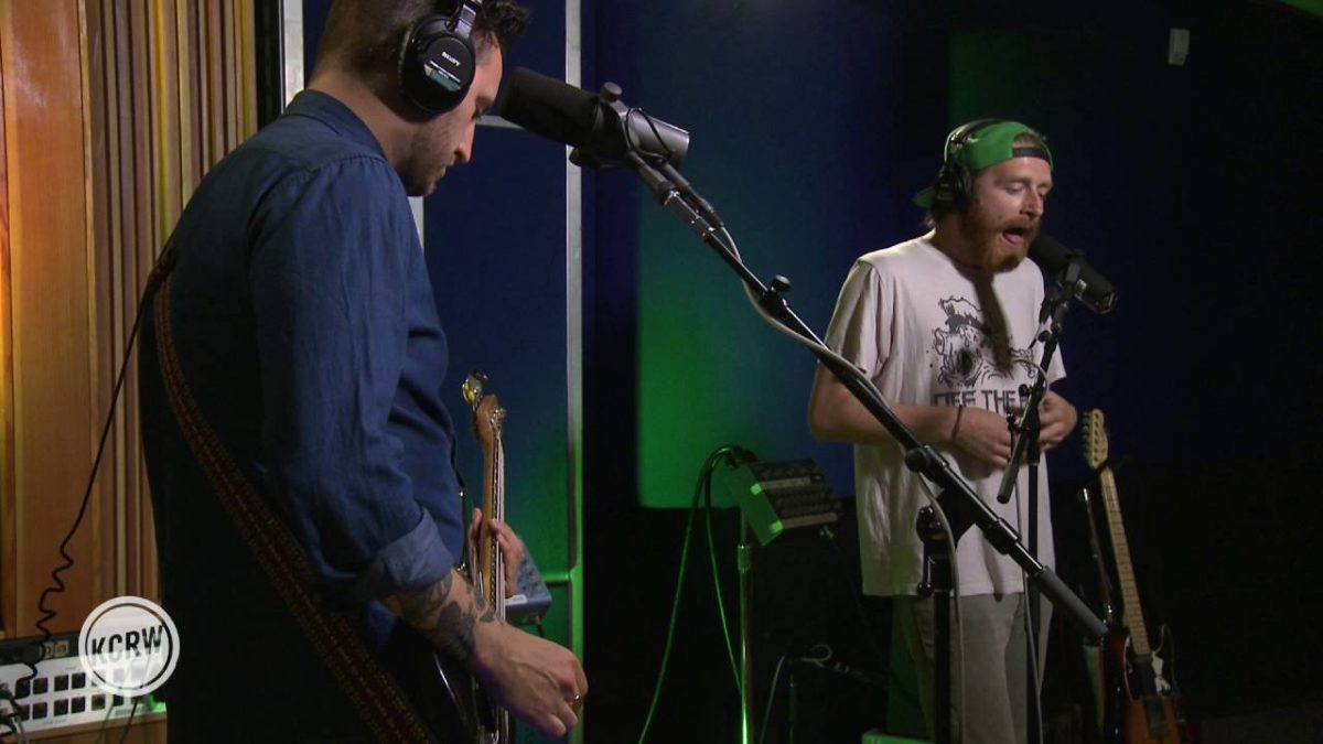 Bear Hands performing "Giants" Live on KCRW