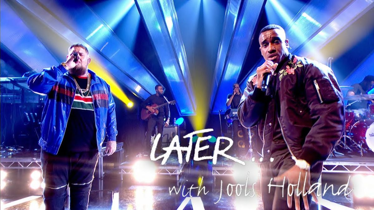 Bugzy Malone and Rag'n'Bone Man perform Run on Later... with Jools Holland
