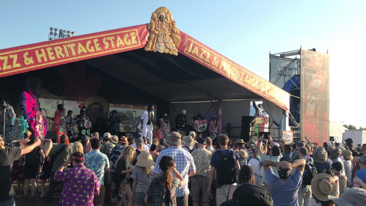 Big Chief Bo Dollis Jr. & The Wild Magnolias 5/6/17 New Orleans Jazz & Heritage Festival
