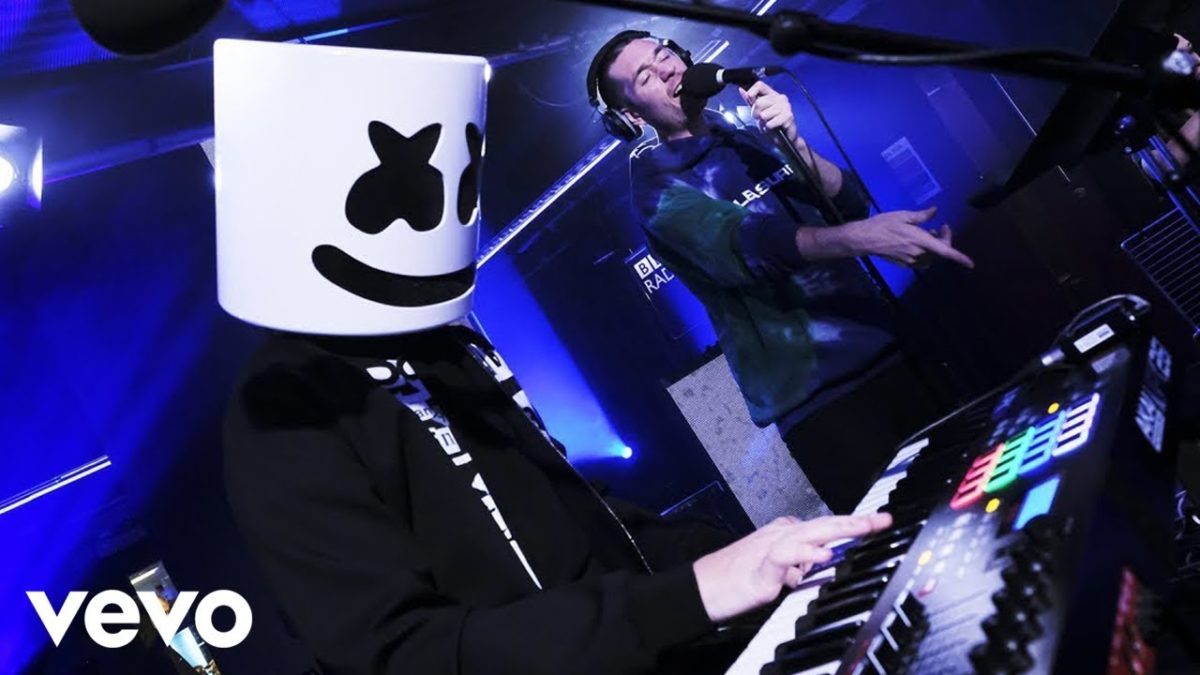Marshmello featuring Bastille - Eastside (Benny Blanco cover) in the Live Lounge