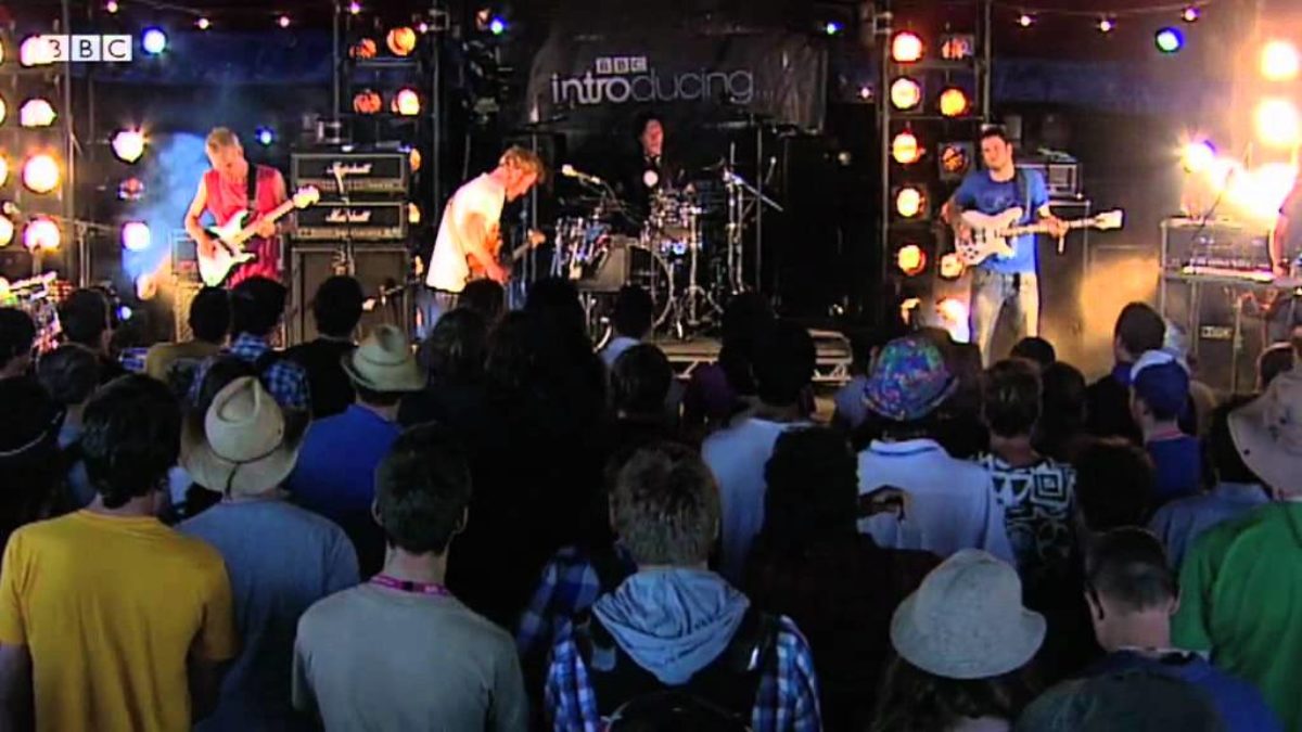 Vessels perform Ornafives on the BBC Introducing stage at Glastonbury 2011
