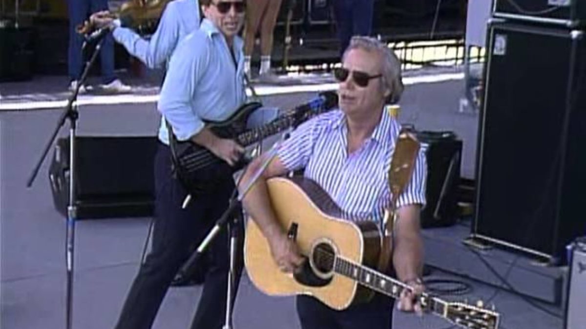 George Jones - She's My Rock (Live at Farm Aid 1986)