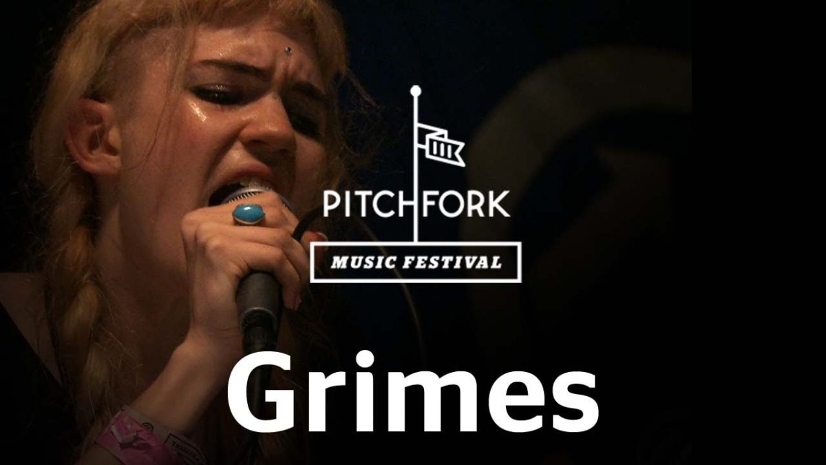 Grimes performs "Circumambient" at Pitchfork Music Festival 2012