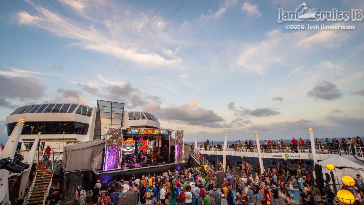 Keller Williams’ Grateful Grass Performs ‘Feel Like A Stranger’ Aboard Jam Cruise 18