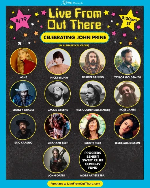 Live From Out There John Prine Tribute Lineup