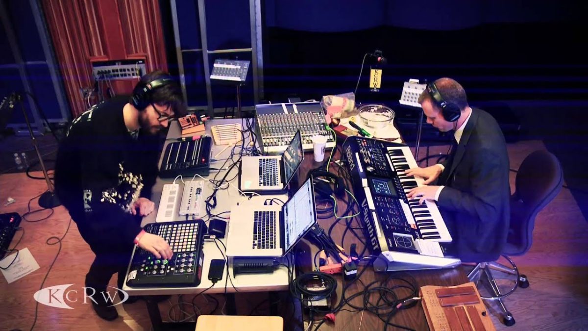 Matmos performing "Aetheric Vehicle" Live on KCRW
