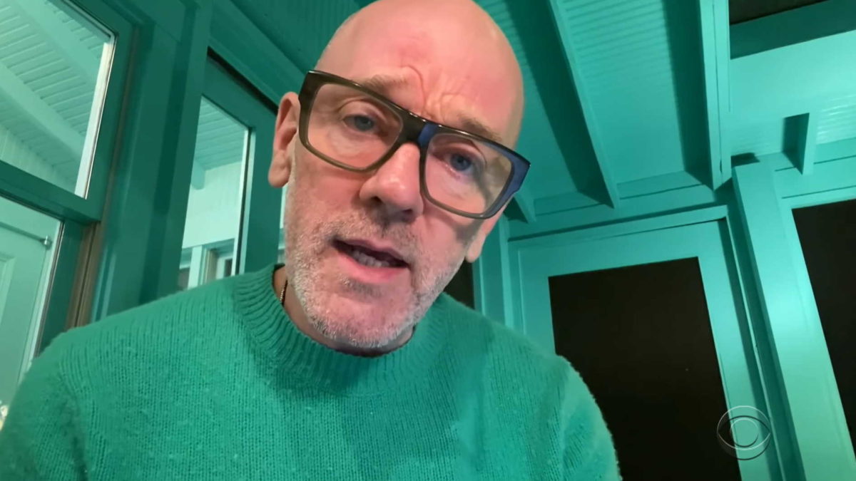 Michael Stipe Performs New Song On ‘Colbert’