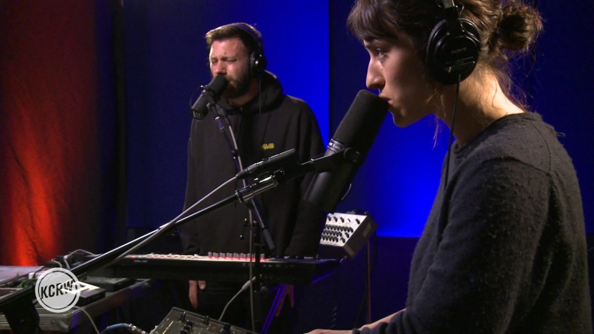 Mount Kimbie performing "Marilyn" Live on KCRW