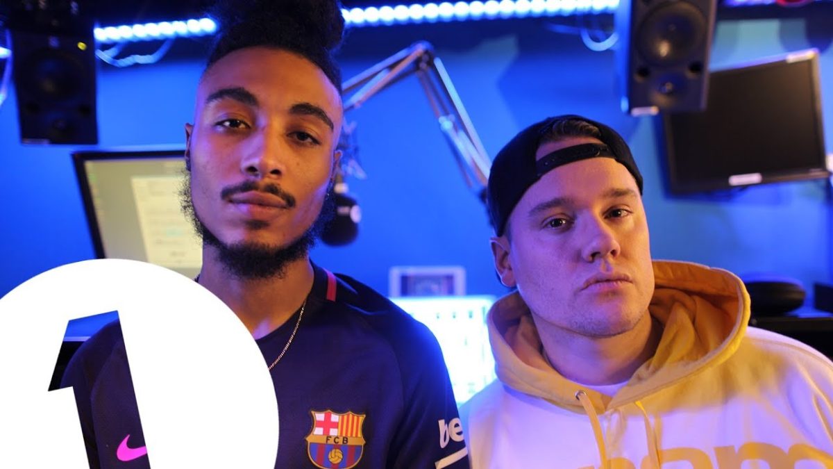 Reece West with Logan Sama on BBC Radio 1