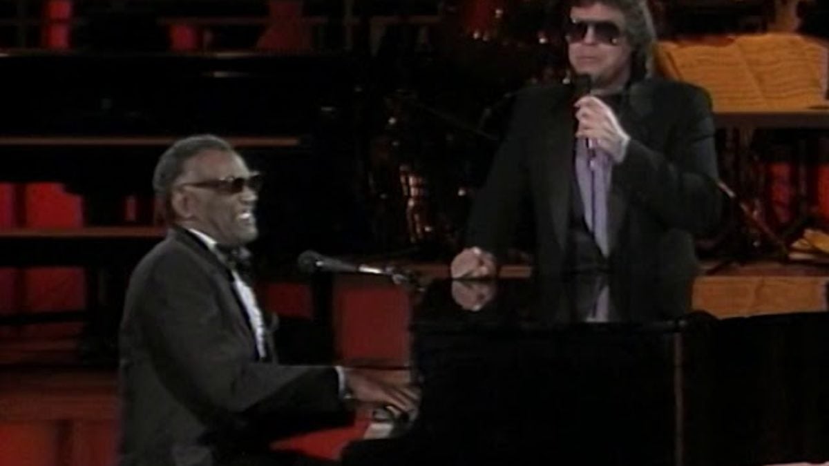 Ronnie Milsap - You Cheating Heart with Ray Charles - 7/6/1983 - unknown -