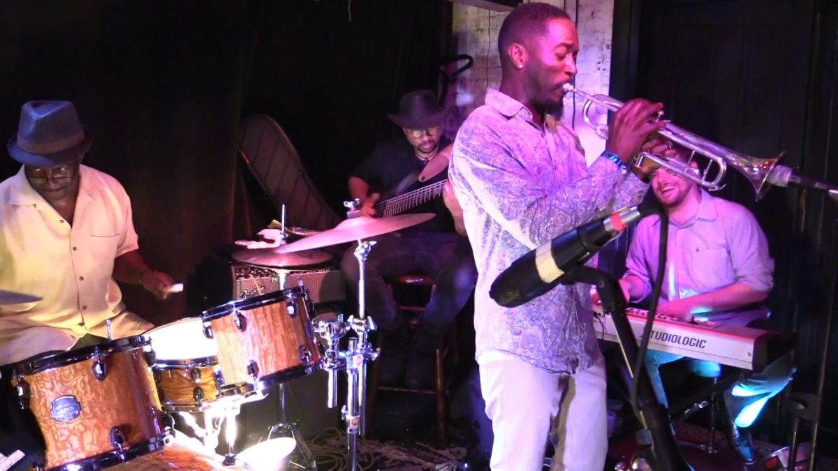 Eric Struthers, Herlin Riley, Roland Guerin, Joe Ashlar, Khris Royal 5/5/17 New Orleans