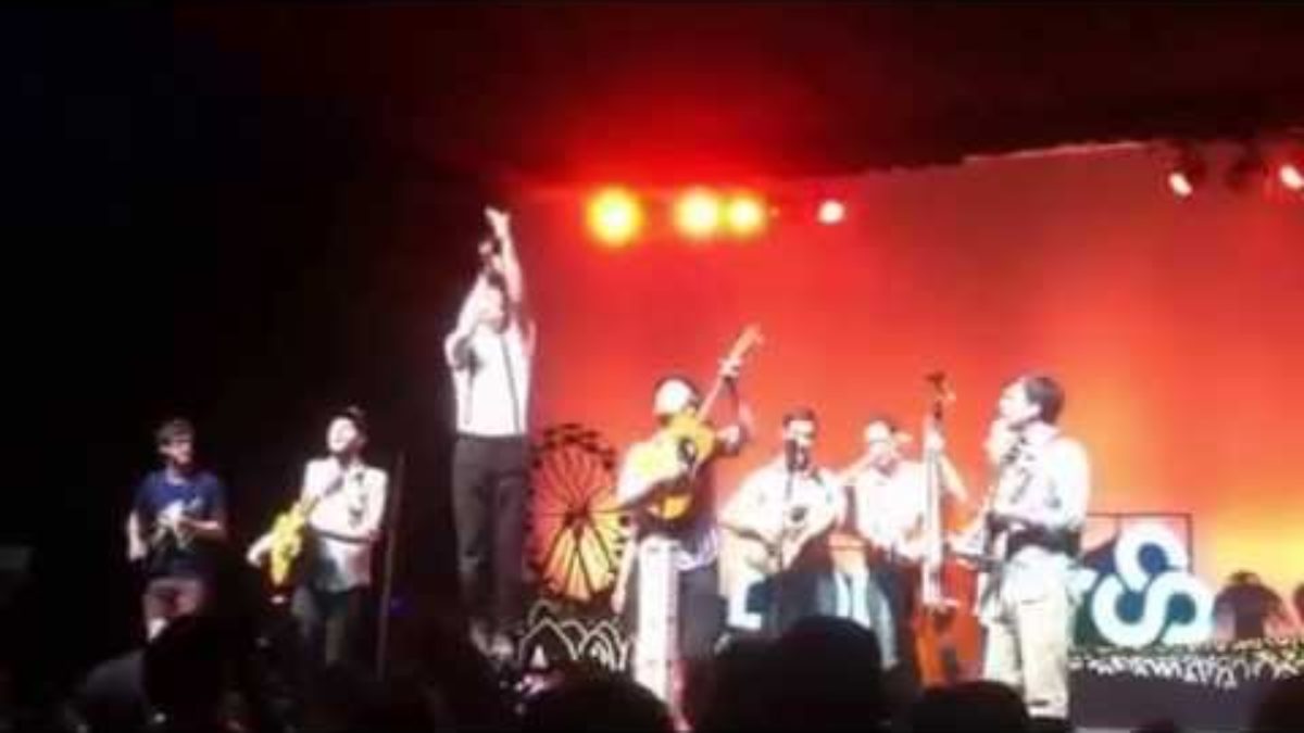 Ed Helms + The Lumineers at the Whiskey Sour Radio Hour // The Bluegrass Situation