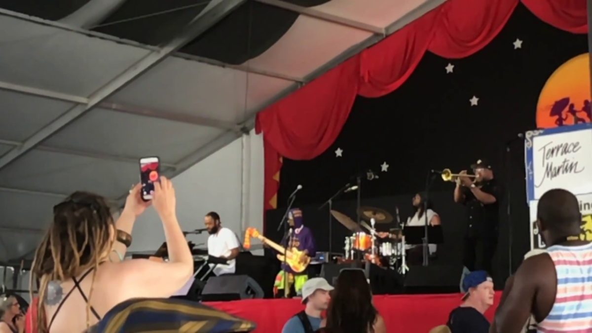 Terrace Martin with Nicholas Payton 5/3/18 New Orleans Jazz Festival