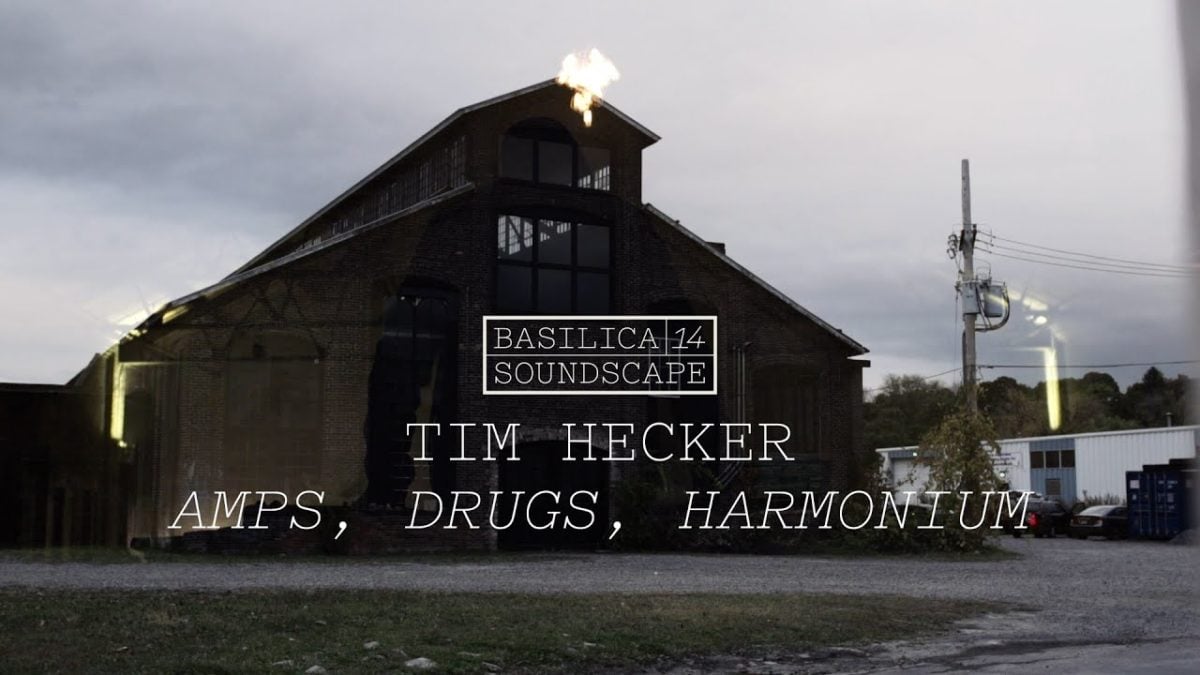 Tim Hecker performs "Amps, Drugs, Harmonium" - Basilica Soundscape 2014