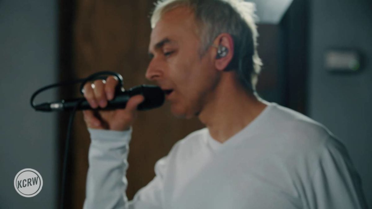 Underworld performing "I Exhale" Live on KCRW