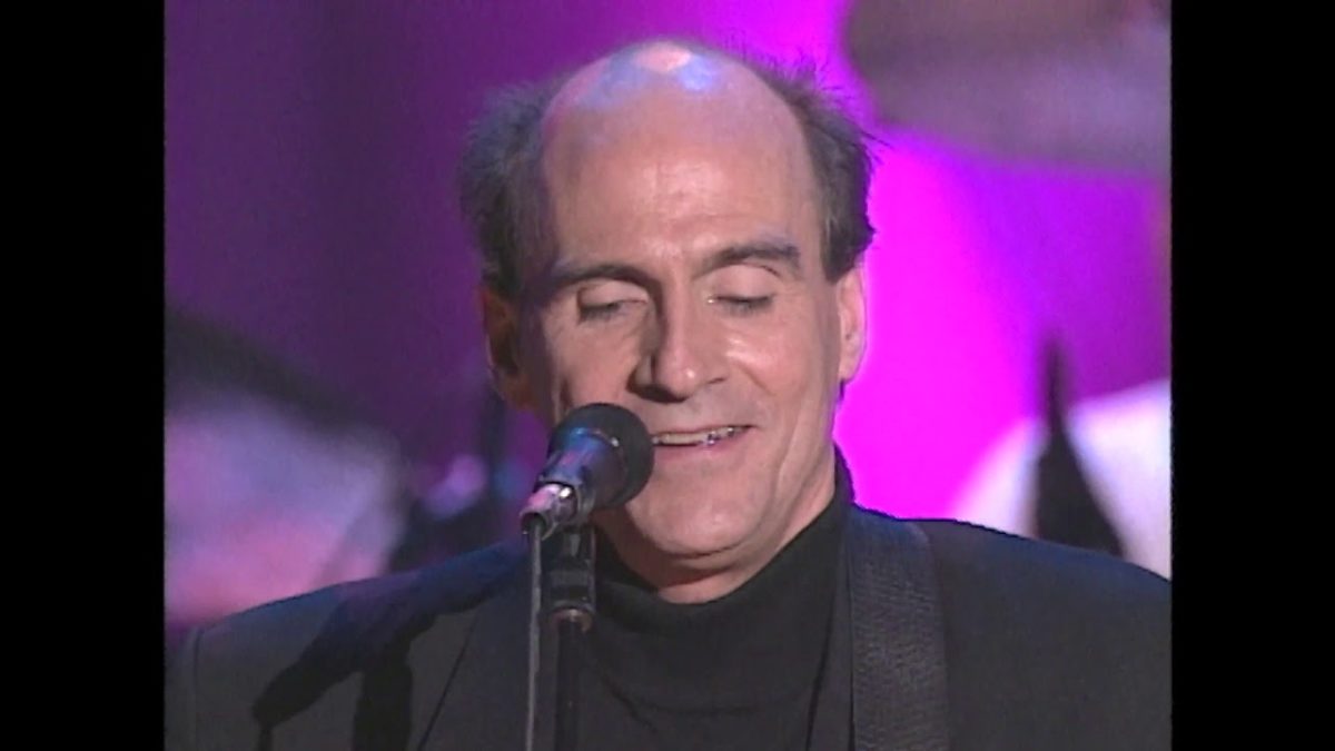 James Taylor performs "Mexico" at the 2000 Rock & Roll Hall of Fame Induction Ceremony