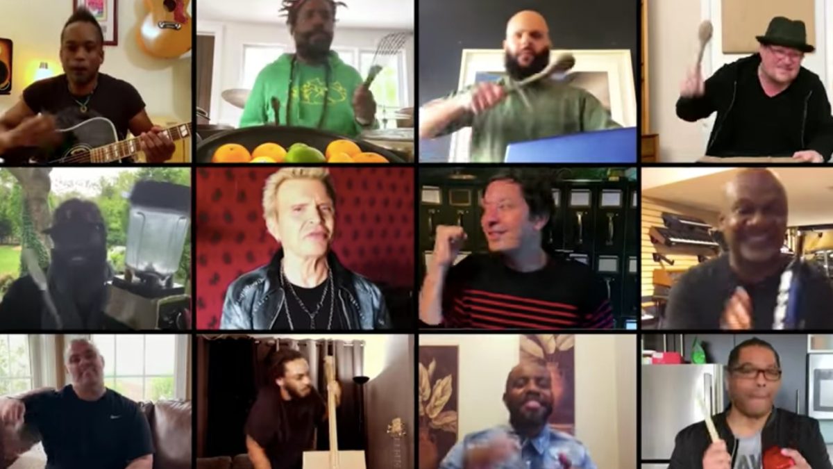 Billy Idol, Jimmy Fallon & The Roots Remix ‘Dancing With Myself’ On At-Home Instruments