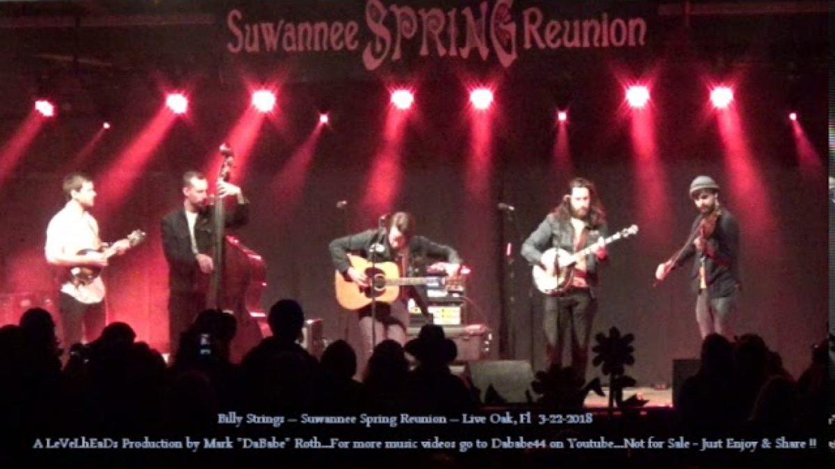 Billy Strings – Suwannee Spring Reunion – Live Oak, Fl 3 22 2018